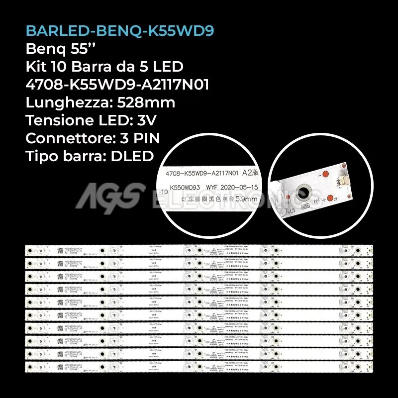 BARLED-BENQ-K55WD9