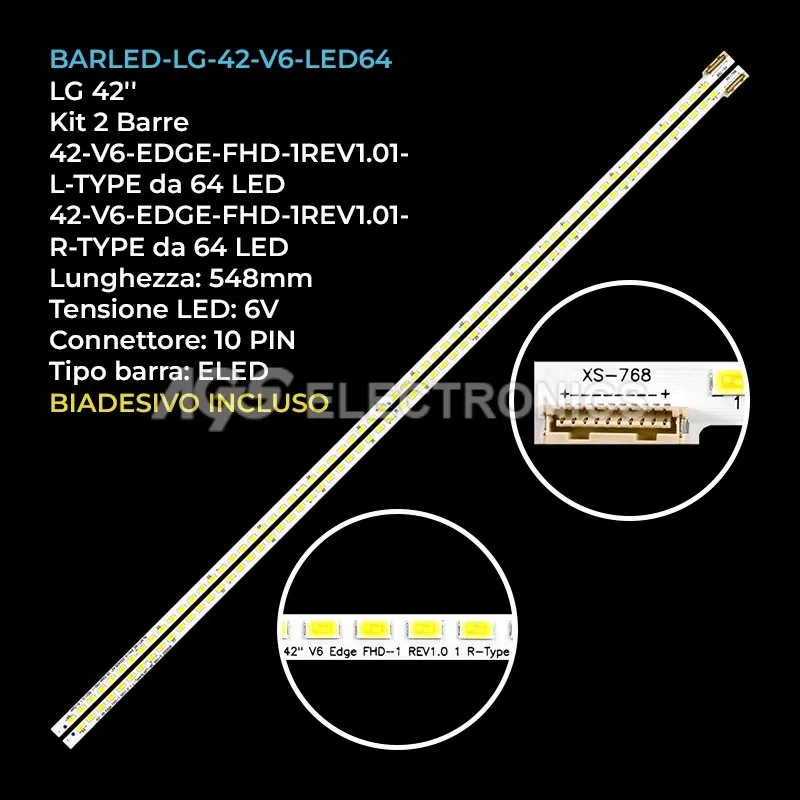 BARLED-LG-42-V6-LED64