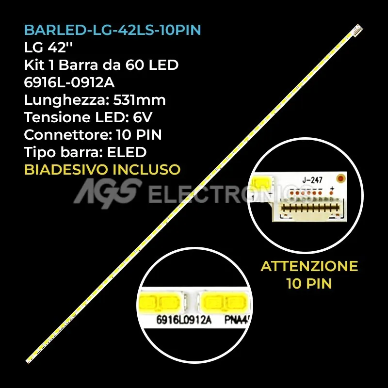 BARLED-LG-42LS-10PIN