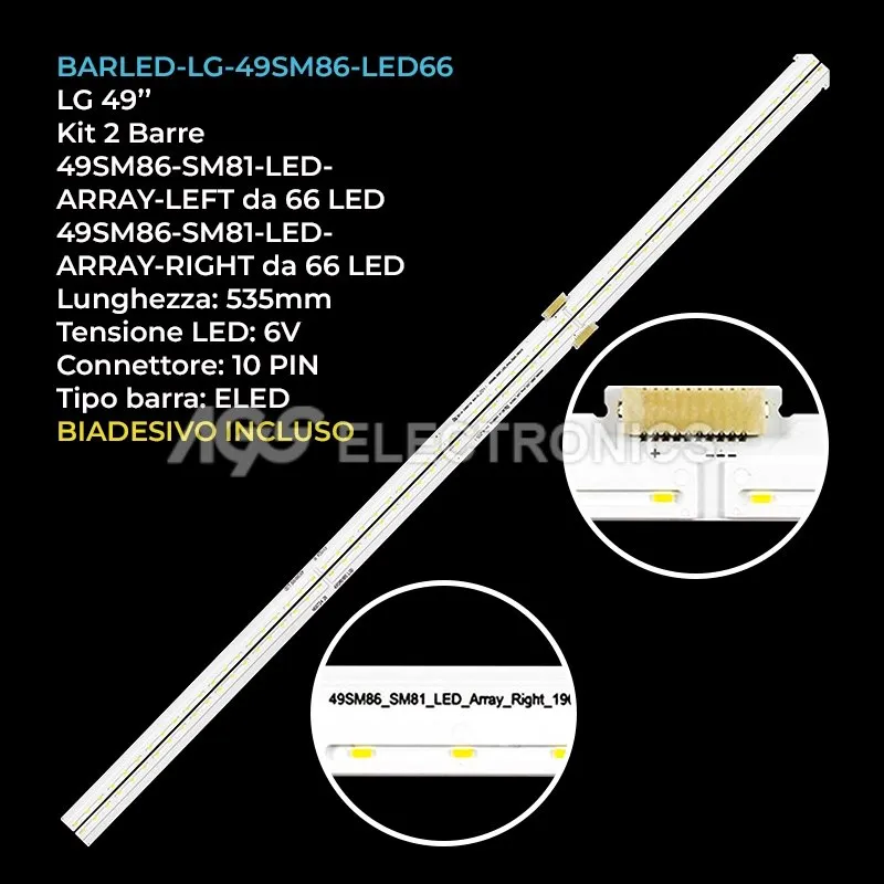 BARLED-LG-49SM86-LED66