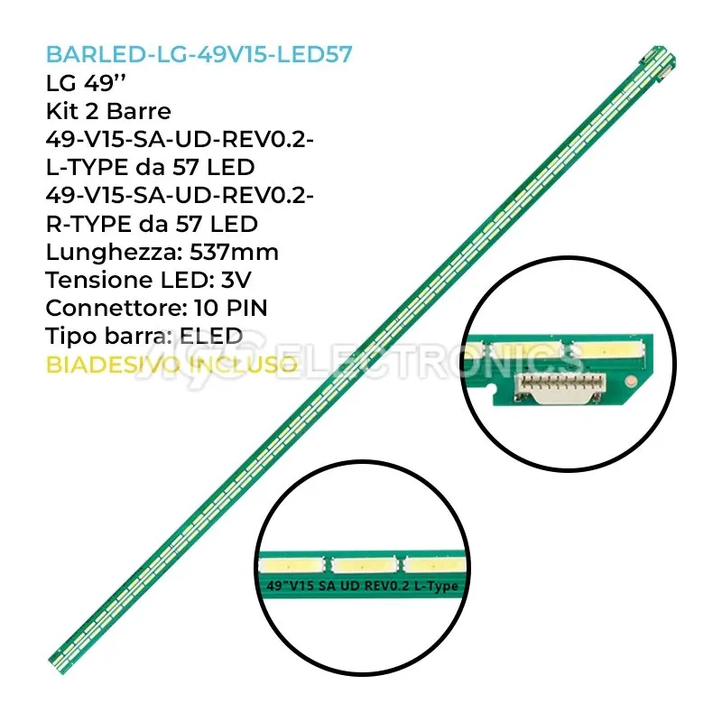 BARLED-LG-49V15-LED57