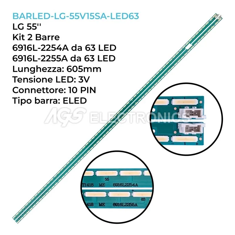 BARLED-LG-55V15SA-LED63