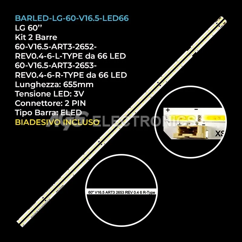 BARLED-LG-60-V16.5-LED66