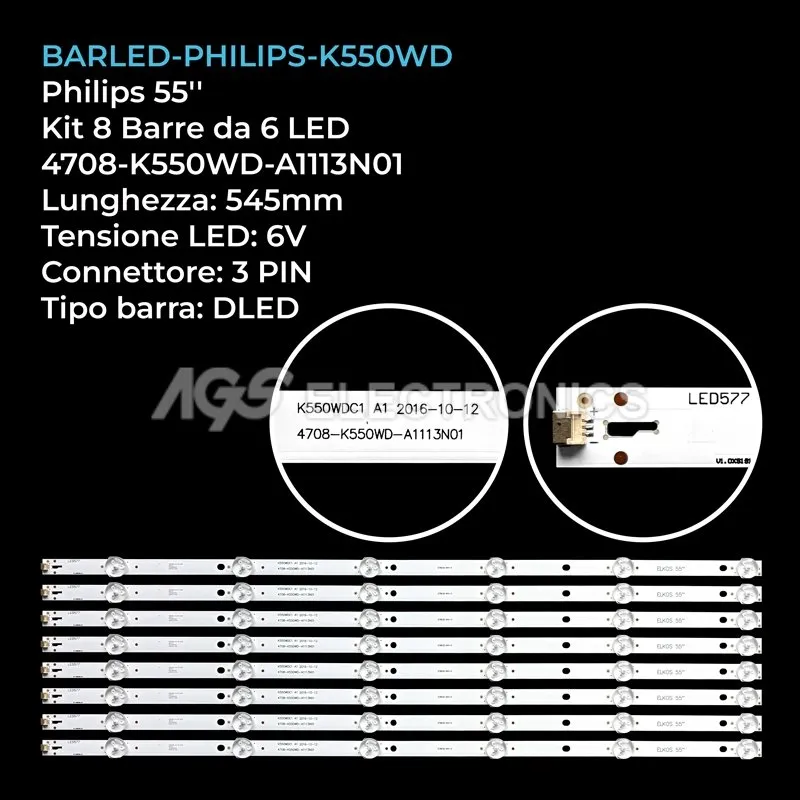 BARLED-PHILIPS-K550WD