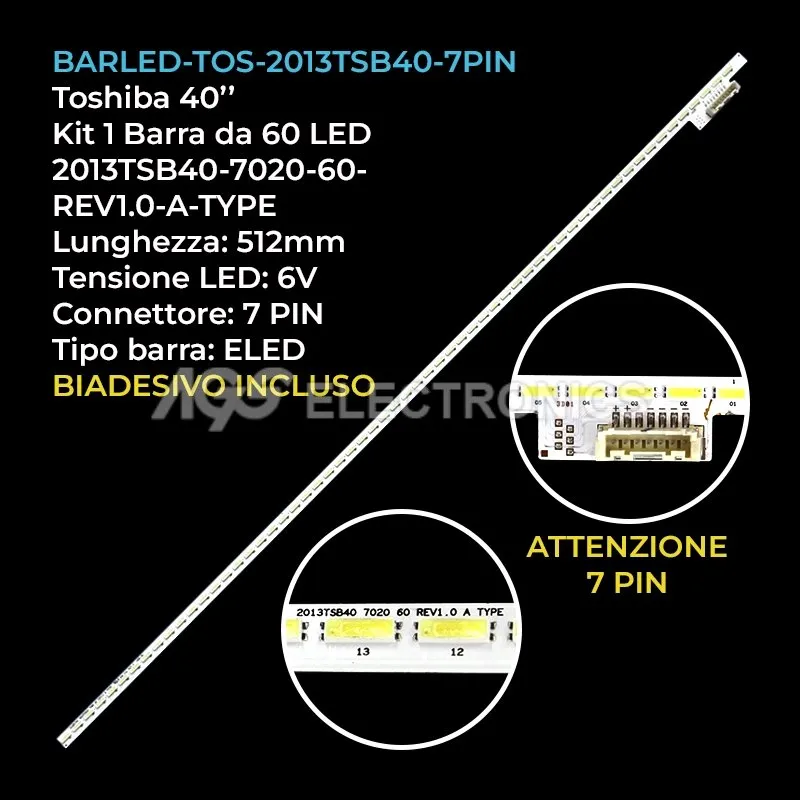 BARLED-TOS-2013TSB40-7PIN