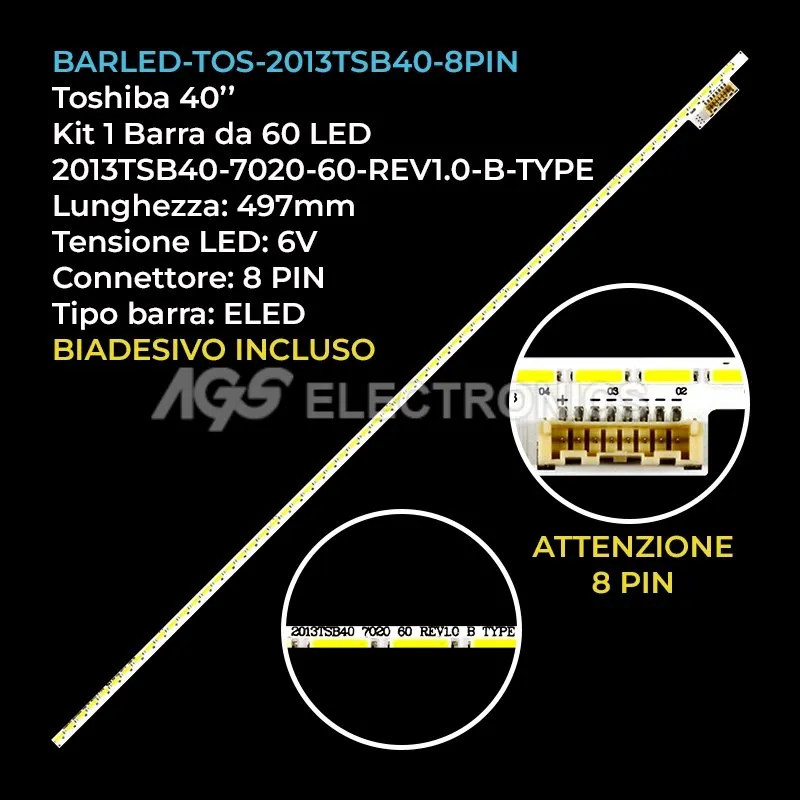 BARLED-TOS-2013TSB40-8PIN