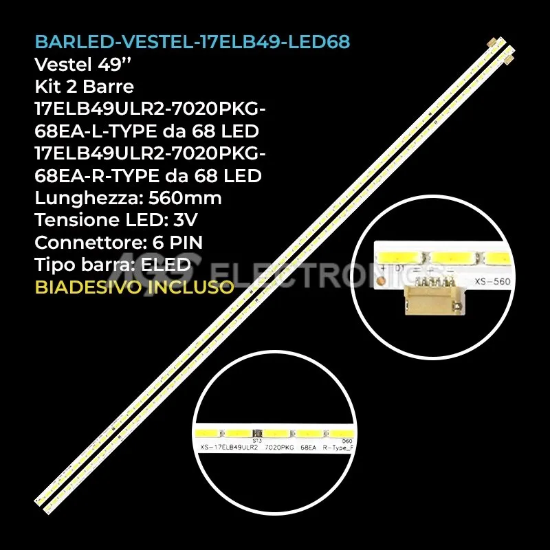 BARLED-VESTEL-17ELB49-LED68