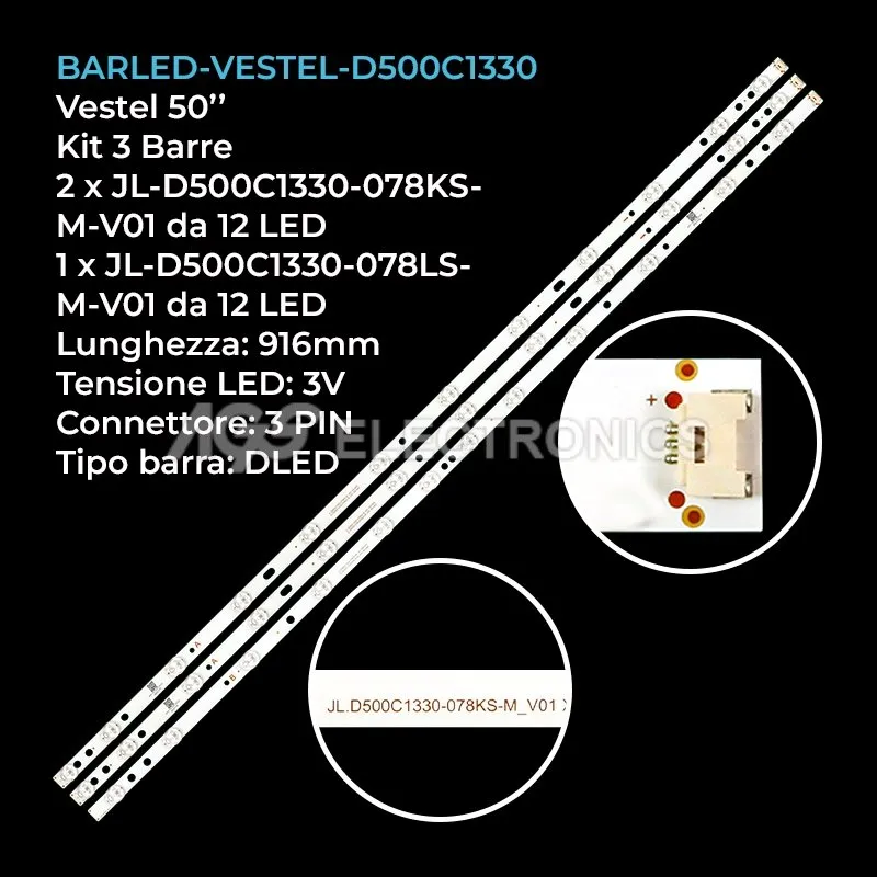 BARLED-VESTEL-D500C1330