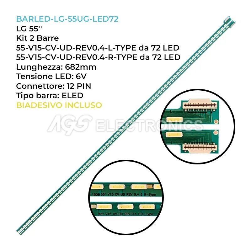 BARLED-LG-55UG-LED72