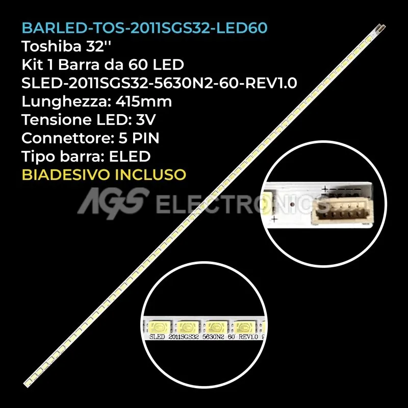 BARLED-TOS-2011SGS32-LED60