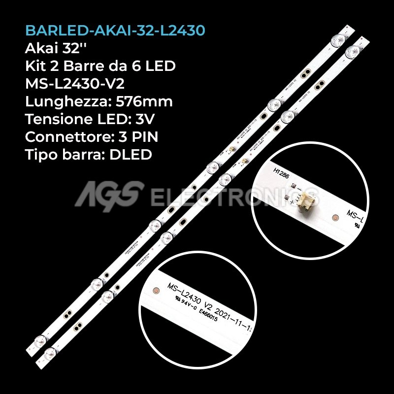 BARLED-AKAI-32-L2430