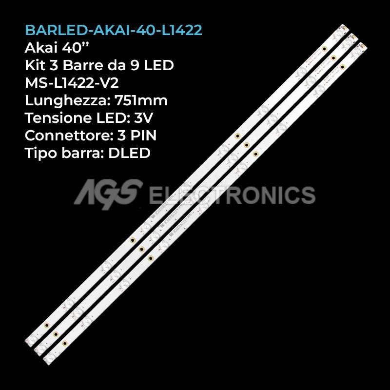 BARLED-AKAI-40-L1422