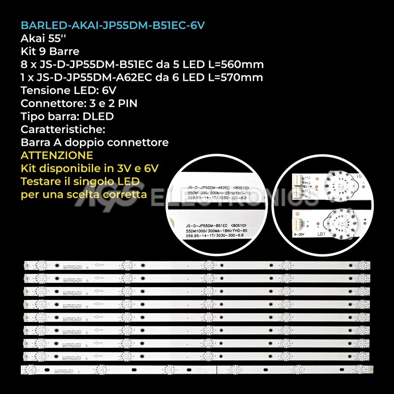 BARLED-AKAI-JP55DM-B51EC-6V