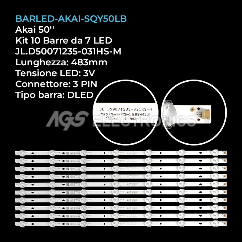 BARLED-AKAI-SQY50LB