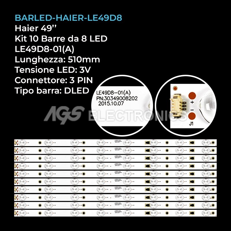 BARLED-HAIER-LE49D8