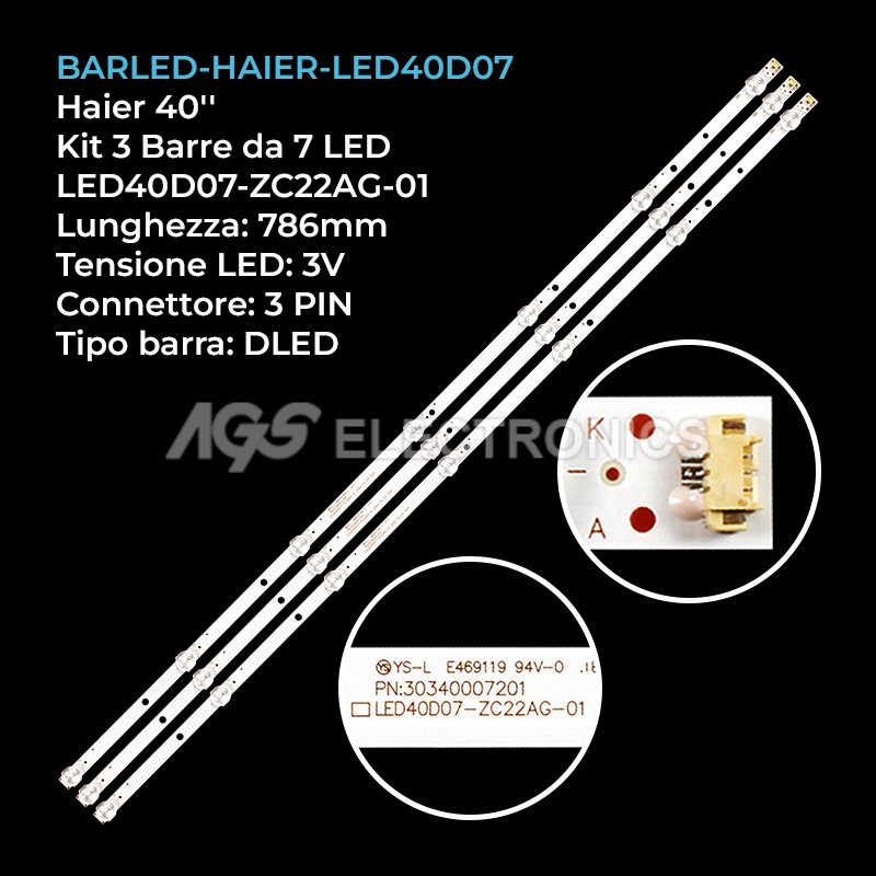 BARLED-HAIER-LED40D07