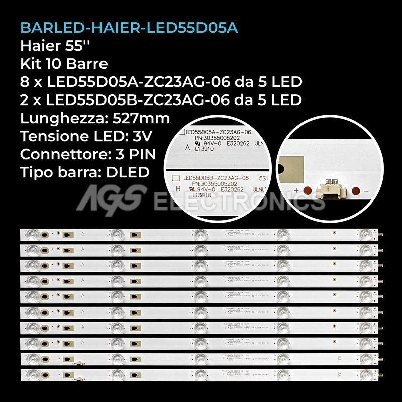 BARLED-HAIER-LED55D05A