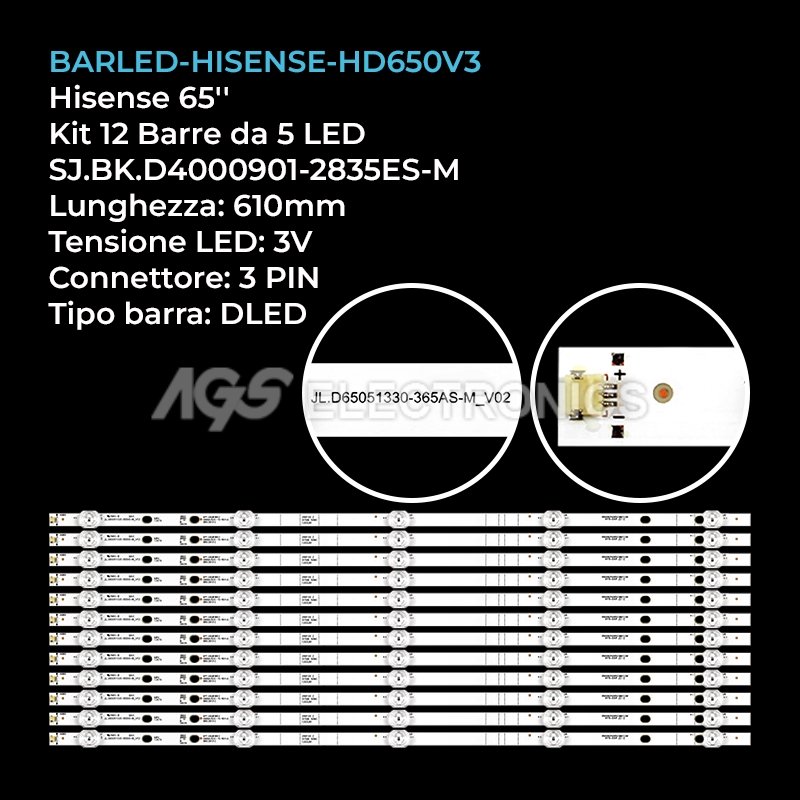 BARLED-HISENSE-HD650V3