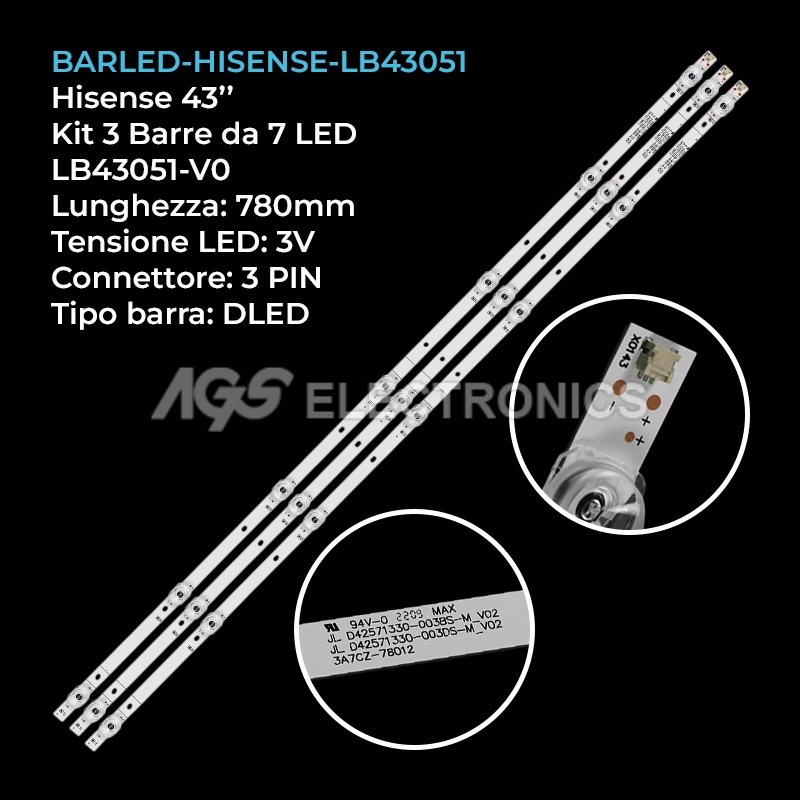 BARLED-HISENSE-LB43051