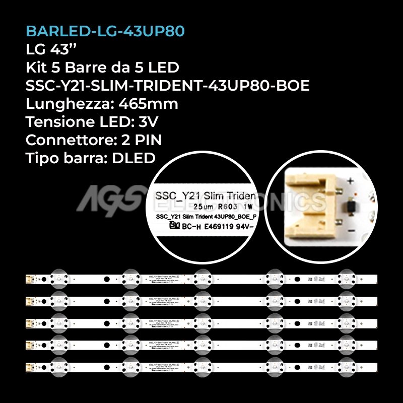 BARLED-LG-43UP80