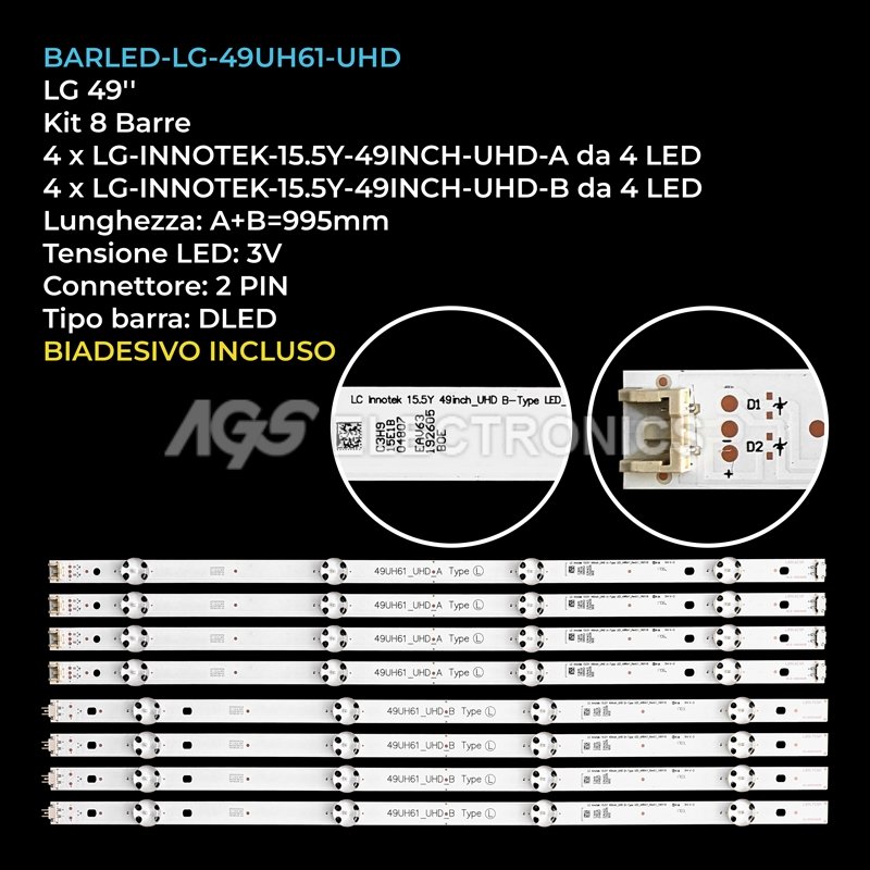 BARLED-LG-49UH61-UHD