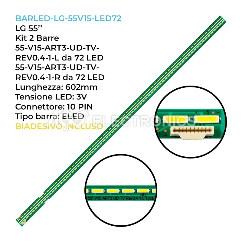 BARLED-LG-55V15-LED72