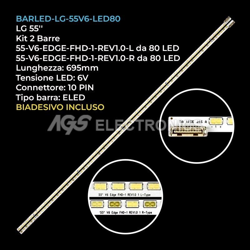BARLED-LG-55V6-LED80