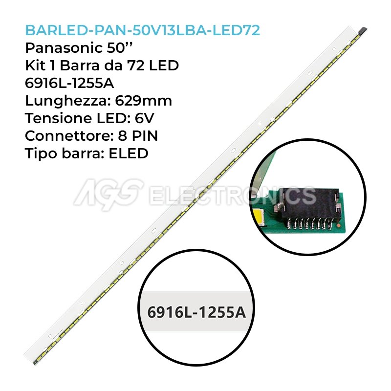 BARLED-PAN-50V13LBA-LED72