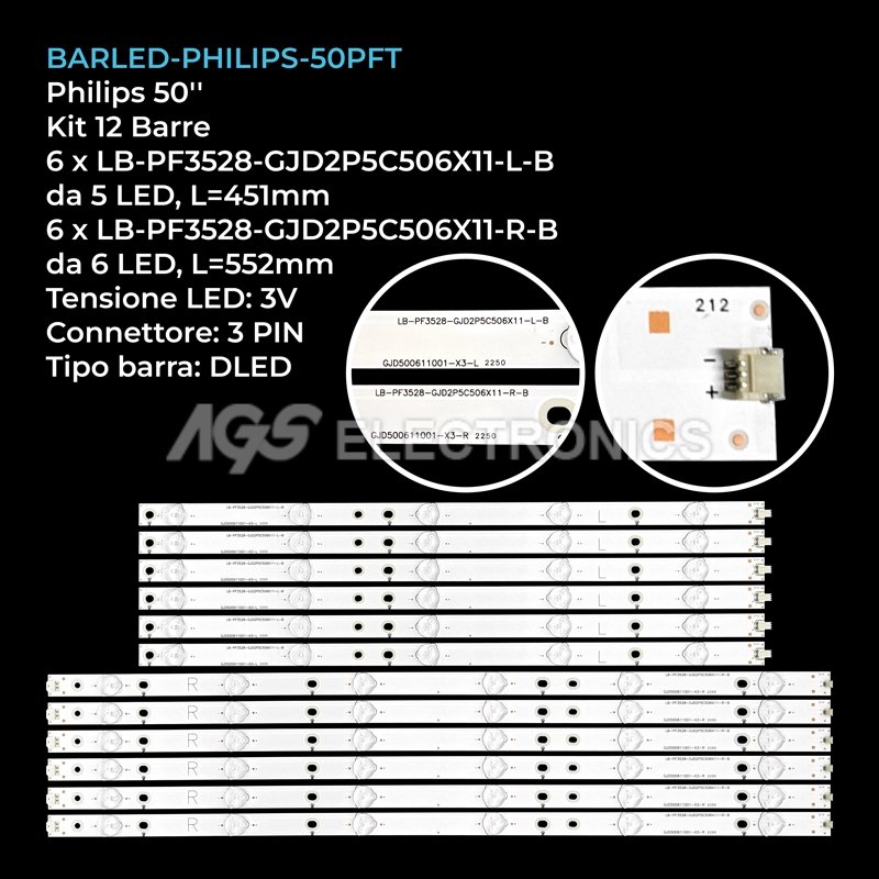 BARLED-PHILIPS-50PFT