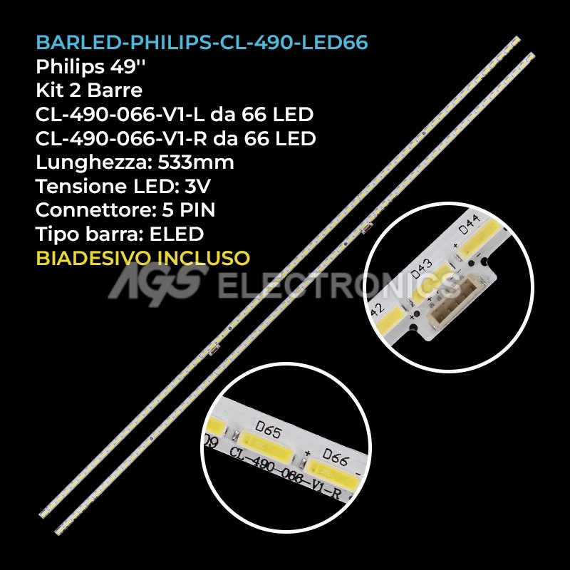 BARLED-PHILIPS-CL-490-LED66