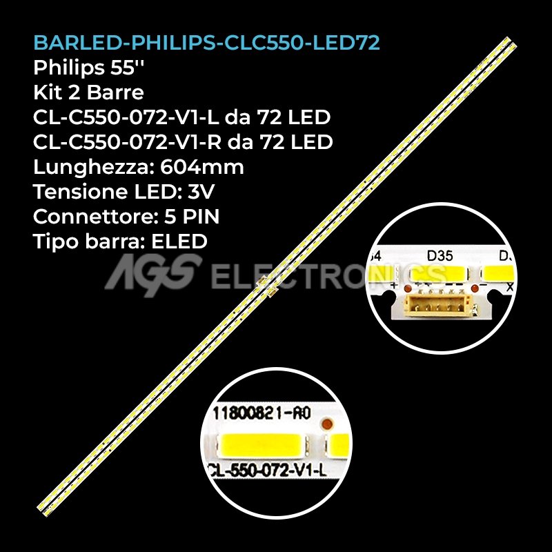 BARLED-PHILIPS-CLC550-LED72