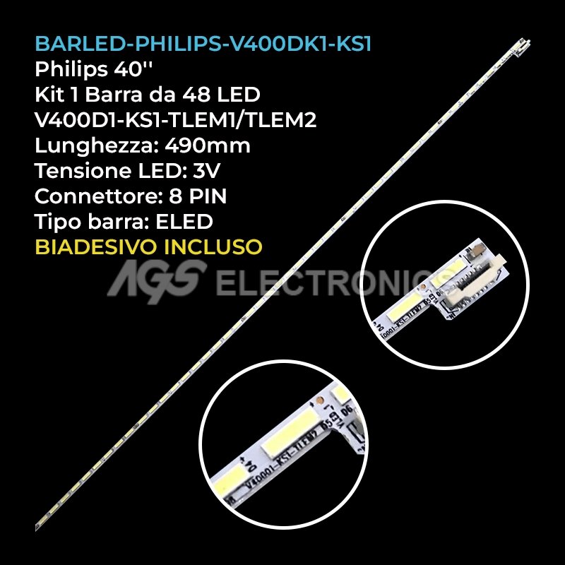 BARLED-PHILIPS-V400DK1-KS1