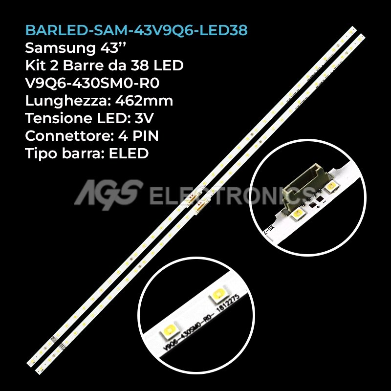 BARLED-SAM-43V9Q6-LED38