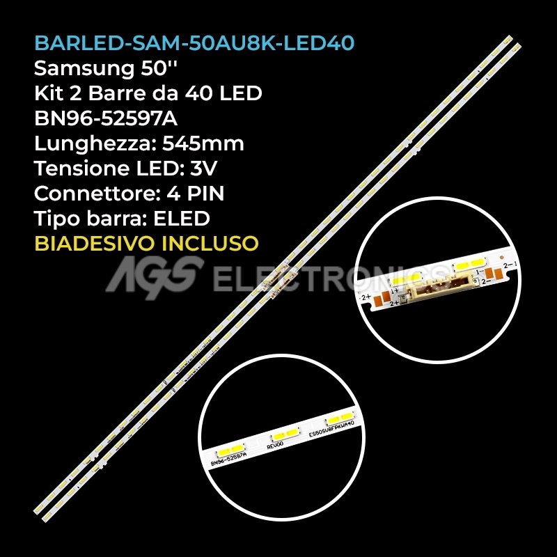BARLED-SAM-50AU8K-LED40