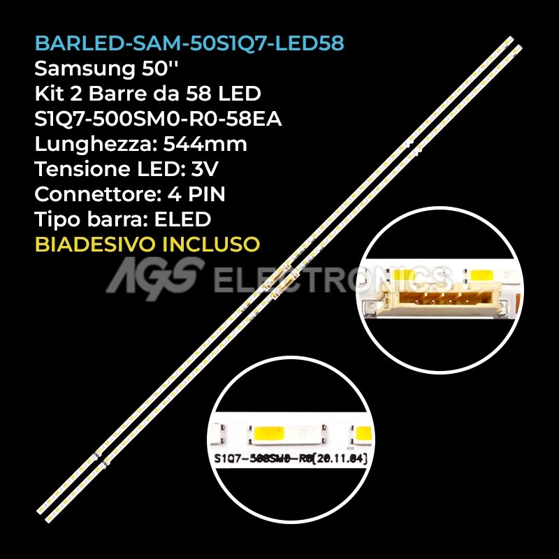 BARLED-SAM-50S1Q7-LED58