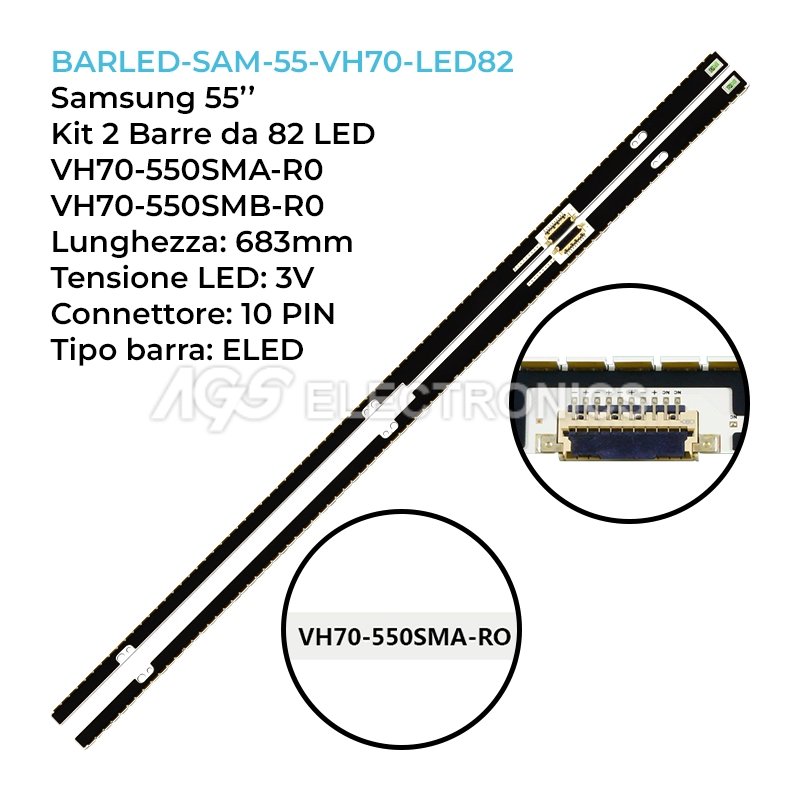 BARLED-SAM-55-VH70-LED82