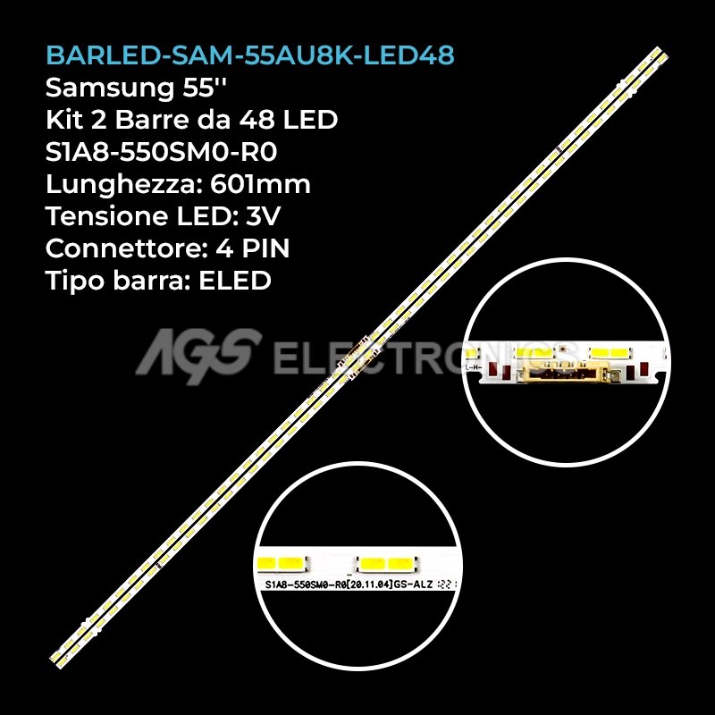 BARLED-SAM-55AU8K-LED48