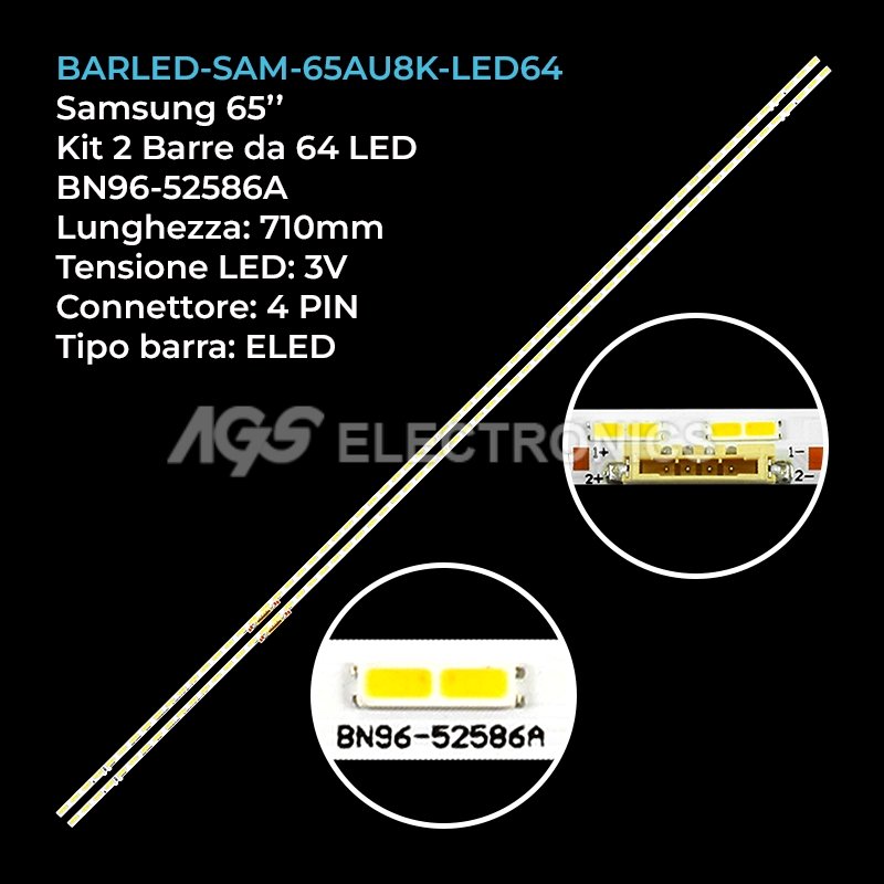 BARLED-SAM-65AU8K-LED64