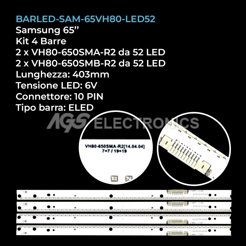 BARLED-SAM-65VH80-LED52