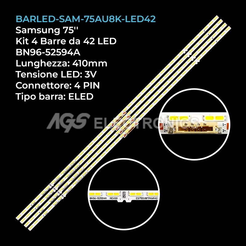 BARLED-SAM-75AU8K-LED42