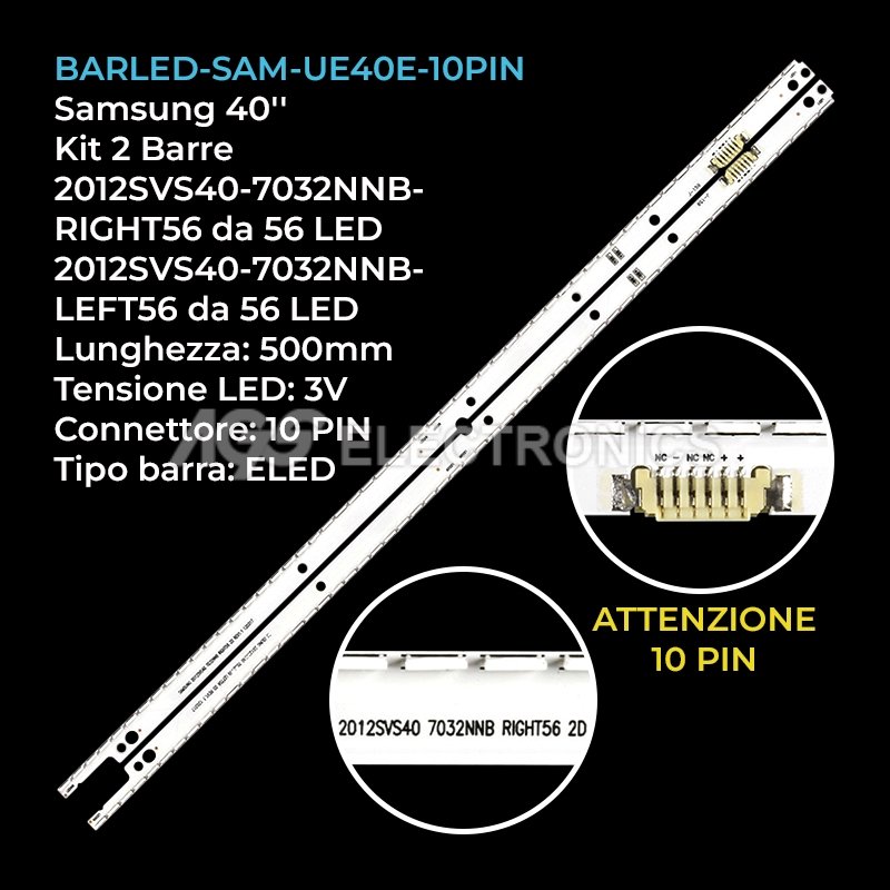 BARLED-SAM-UE40E-10PIN