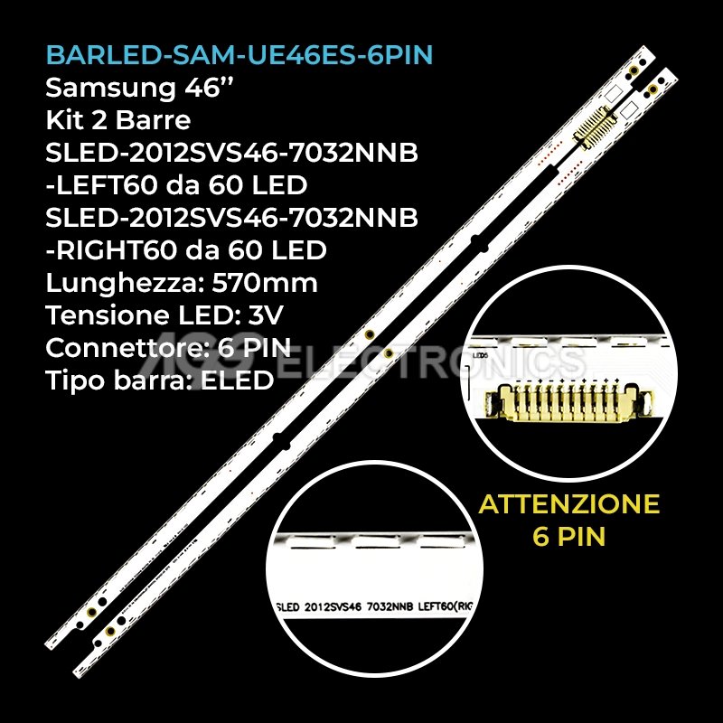 BARLED-SAM-UE46ES-6PIN
