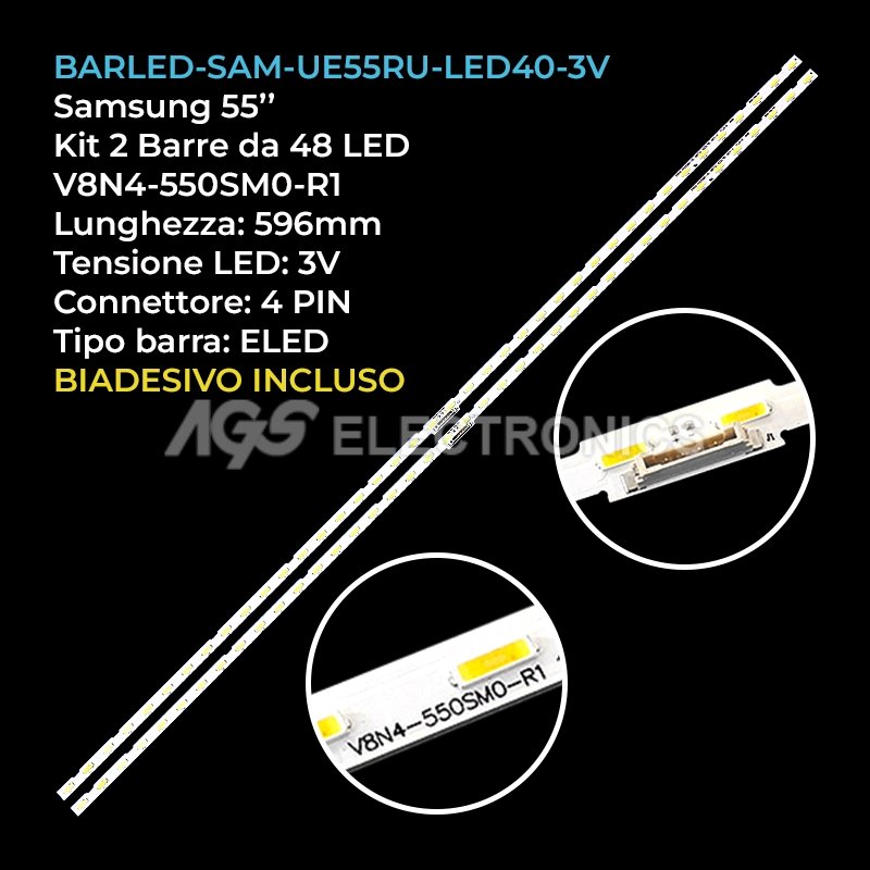 BARLED-SAM-UE55RU-LED40-3V