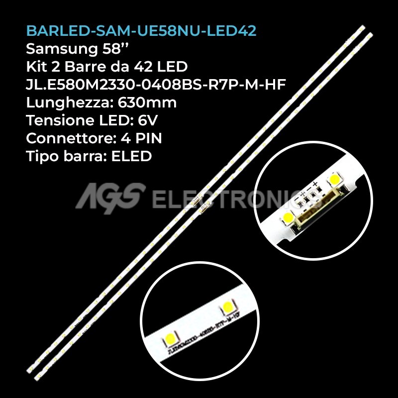 BARLED-SAM-UE58NU-LED42
