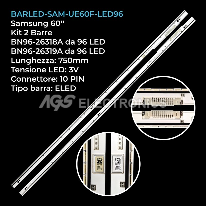BARLED-SAM-UE60F-LED96