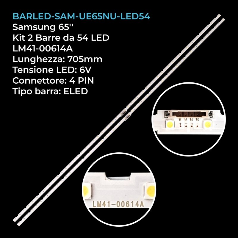 BARLED-SAM-UE65NU-LED54