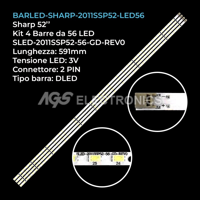 BARLED-SHARP-2011SSP52-LED56