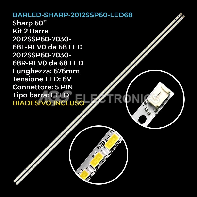 BARLED-SHARP-2012SSP60-LED68