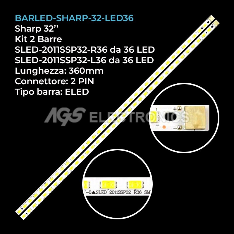 BARLED-SHARP-32-LED36