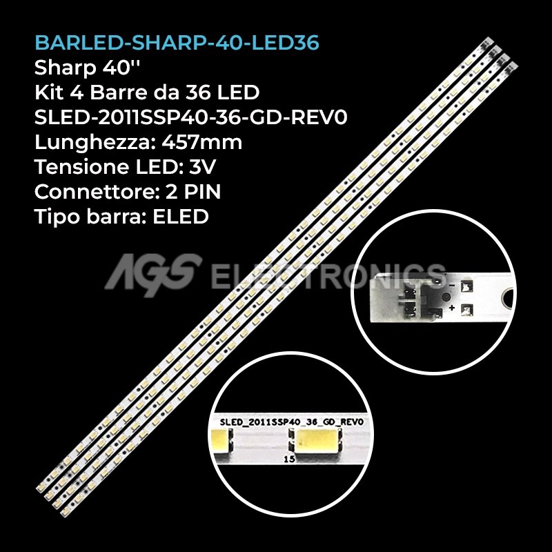 BARLED-SHARP-40-LED36